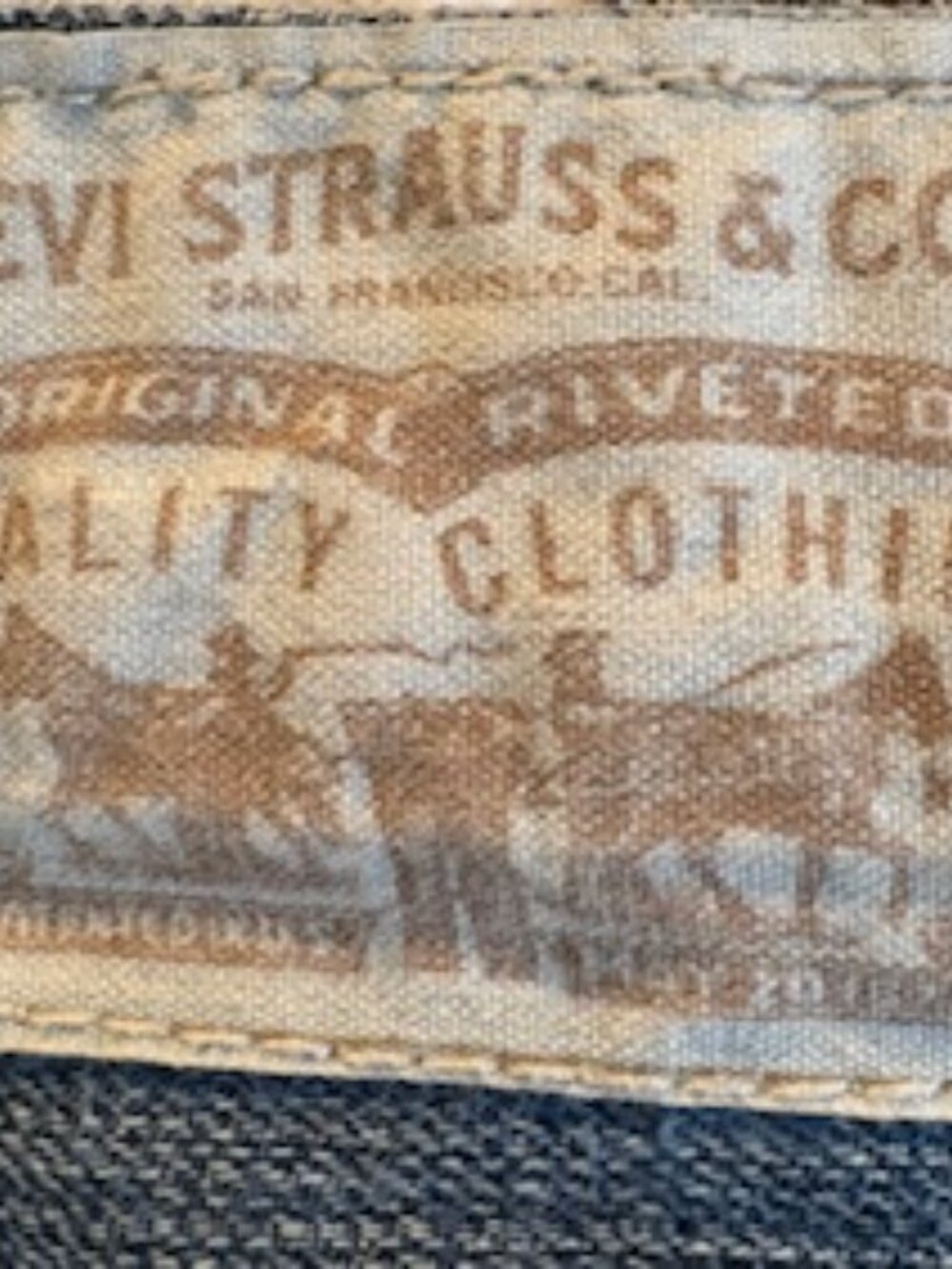 Levi 539 Vintage Straight Blue Jeans 29x32 100% ORGANIC COTTON ECO DENIUM - Picture 9 of 11